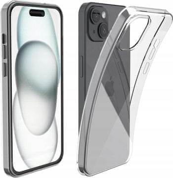 shumee Ovitek za iPhone 15 Plus, prozoren TPU