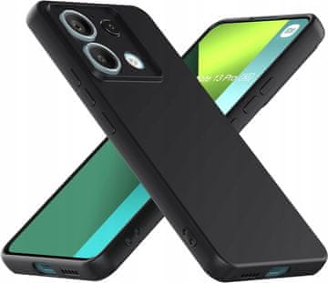 shumee Ovitek TPU Cresee za Xiaomi Redmi Note 13 Pro 5G Poco X6 5G črne barve