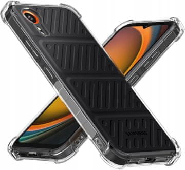 shumee Ovitek za Samsung Galaxy Xcover 7 Cresee Transparent TPU Tanek 2024