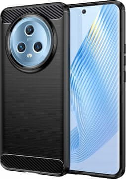 shumee TPU ovitek Honor Magic 5 Pro BoerHang črna protizdrsna