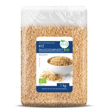 Bio-Life Organski dolgozrnati rjavi riž 1 kg