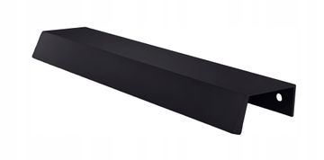 shumee Ročaj za pohištvo, rob črne barve MAT 11,6 cm, loft, lahek, vzdržljiv UA09