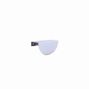 shumee Pohištveni ročaj s polkrožnim robom UA01 loft krom Pohištveni ročaj s polkrožnim robom UA01 loft sijajni krom 5,2 cm 32/52