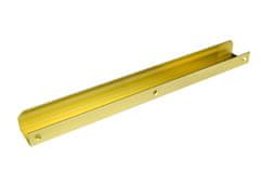 Pohištveni ročaj UA07 z robom, MAT zlat, zaobljen, 212 mm, za omarico 320/340