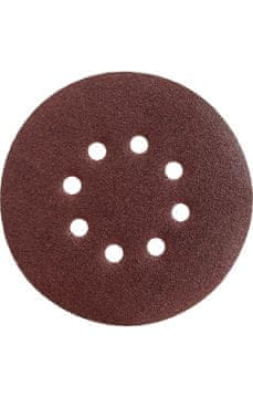 DREL Brusilni diski 125 mm, P180, z ježkom, z luknjami,