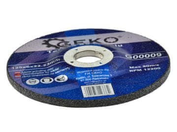 GEKO Rezalni disk za kovino 125x6x22,23 geko (5/25/100/200)