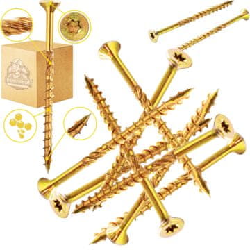 shumee Tesarski vijaki ZA les 4,5X40 torx 1KG