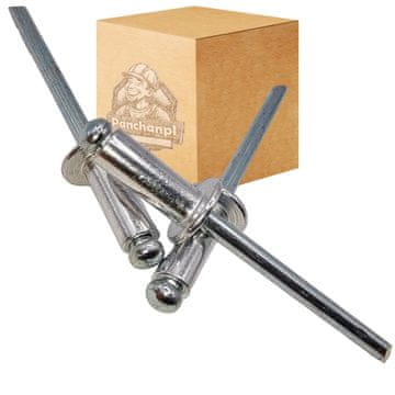shumee Aluminijaste slepe zakovice 1KG 4,8X12