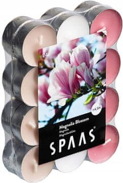 shumee Spaas 24 dišečih sveč v različnih barvah, 4,5 ure, cvet magnolije