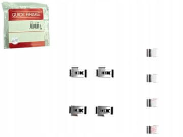 Quick Brake Komplet dodatne opreme Quick Brake 109-1198, zavorne ploščice