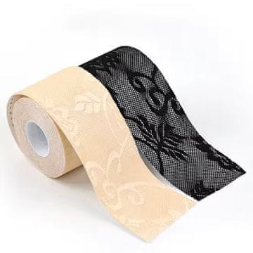 shumee Čipkasti trak za prsi Yeye Made in Nature - eleganca in opora v črni barvi