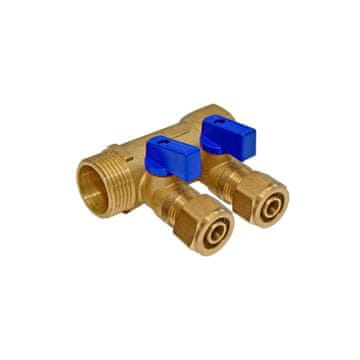 Idmar Idmar PEX razdelilnik 1" x 16 x 2 z ventili za hladno vodo