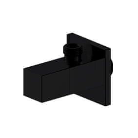 shumee Idmar kotni ventil 1/2"x3/4" s keramično glavo 1001 mat črne barve