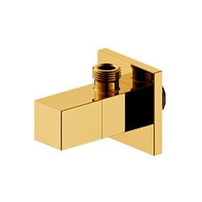 shumee Idmar kotni ventil 1/2"x1/2" s keramično glavo 1001 zlata