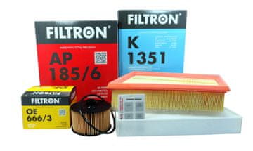 shumee 3 x Filtron Filtron Renault Scenic 3 III 12- 1.2 TCe