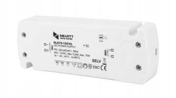 shumee Univerzalni napajalnik s konstantno napetostjo za LED osvetlitev pohištva 75W SLD 12V