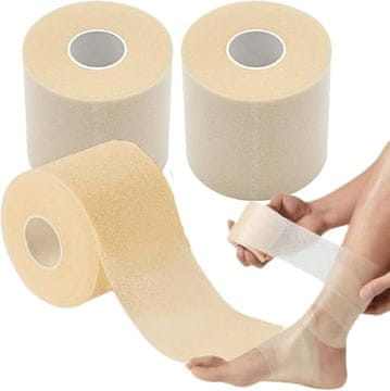 shumee Športni lepilni trak Pretape Sports Football, 6 cm x 20 m, 3 rolice