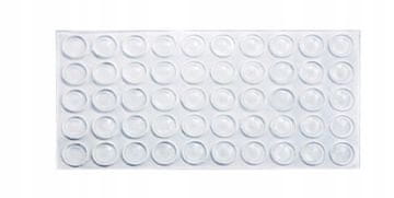 shumee Silikonski zamašek za vrata 8x1,5 mm samolepilni list - 50 kosov.