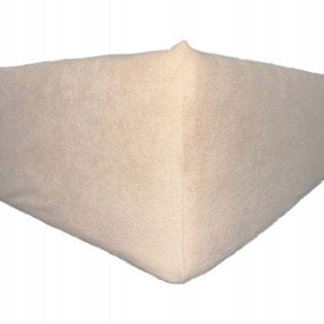 shumee Terry Delux nastavljiva rjuha - Cappuccino 200x200 z elastiko, polirani izdelek
