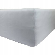 shumee Jersey Delux nastavljiva rjuha - siva 180x200 poljski izdelek