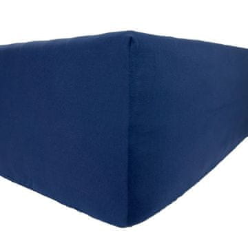 shumee Jersey Delux nastavljiva rjuha - temno modra 180x200 z elastiko, poljski izdelek