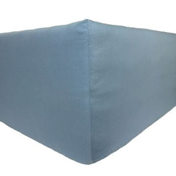 shumee Jersey Delux nastavljiva rjuha - modra 240x220 z elastiko, poljski izdelek
