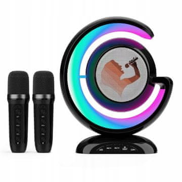 shumee Brezžični karaoke zvočnik, zmogljiv Bluetooth + 2 mikrofona ZA DARILO