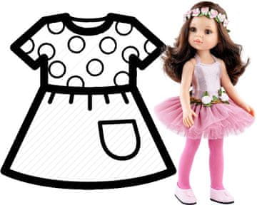 Paola Reina Oblačila za punčko Paola Reina 32 cm 54446