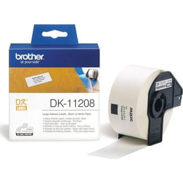 Brother DK11208 400 kosov Nalepka 38x90mm B