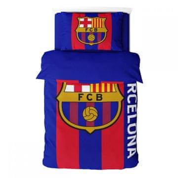 FC Barcelona Posteljnina FC Barcelona 135x200 + 50x75 cm mikrofibra 119122 večbarvna