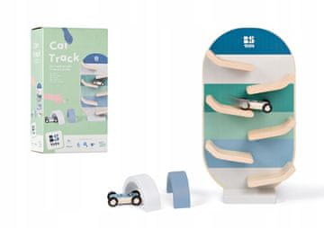 shumee BS Toys, lesena avtotipa z drsnikom