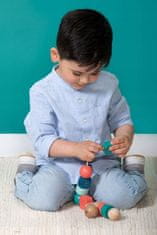 BS Toys BS Toys, leseni bloki za navijanje, smeški