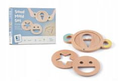 BS Toys BS Toys, komplet lesenih modelov za pesek