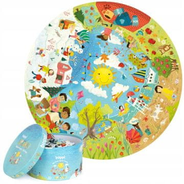 shumee Boppi okrogla sestavljanka 58 cm Poory of the Year 150 kosov