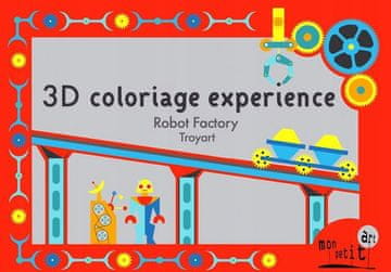Mon Petit Art 3D robotsko gledališče, komplet 2 igrač za otroke
