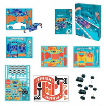 shumee Komplet sladkarij Pull Back Racers Creative Box