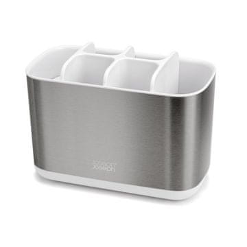 shumee Organizator za zobne ščetke in zobno pasto Joseph Joseph L Easy Store iz jekla