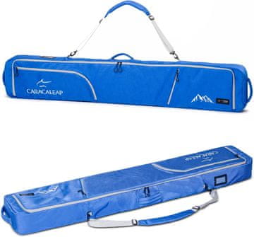shumee Vodoodporna torba za snowboard za opremo do 195 cm, oblazinjena, modra oxford