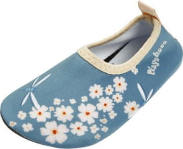 Playshoes Otroški vodni čevlji - Playshoes - Flowers - Petrol 24-25