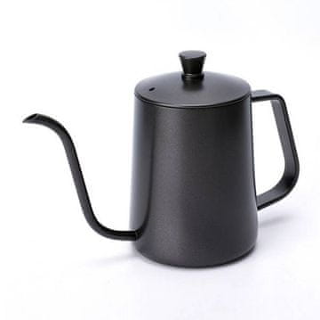 shumee Črna zalivalka s pokrovom, 600 ml