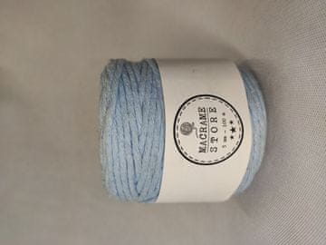shumee Modra bombažna makrame vrvica 5MM/100M