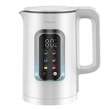 Webber Električni grelnik vode Webber Eliya WK110 1,5 l z LED-nadzorom temperature