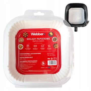 Webber 50X papirnati vložki za cvrtnik