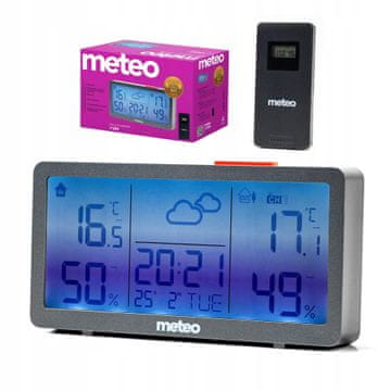 Meteo Vremenska postaja, vreme, higrometer, vreme, termometer, ura SP203