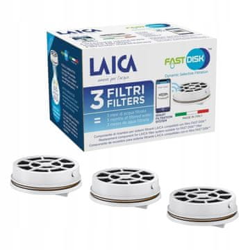 Laica Laica Fast Disk vodni filtri 3 kosi kartuš za filtrirne steklenice in karafe