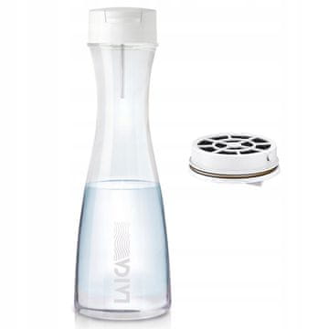 Laica Steklena filtrirna steklenica Laica GlaSSmart 1,1 l s hitrim disk filtrom