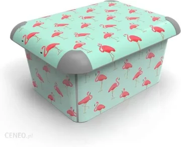 Rotho Škatla za shranjevanje A4 flamingos rotho 15L - 20x41x32 cm