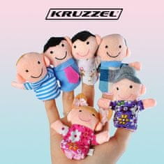 Kruzzel Set lutk - 6 kos. 22391