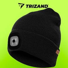Trizand Zimska kapa s svetilko - črna Trizand 22663