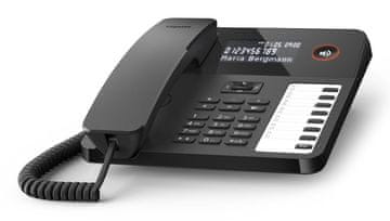 Gigaset Gigaset DESK 600 Analogni telefon s prikazom klicatelja, črn